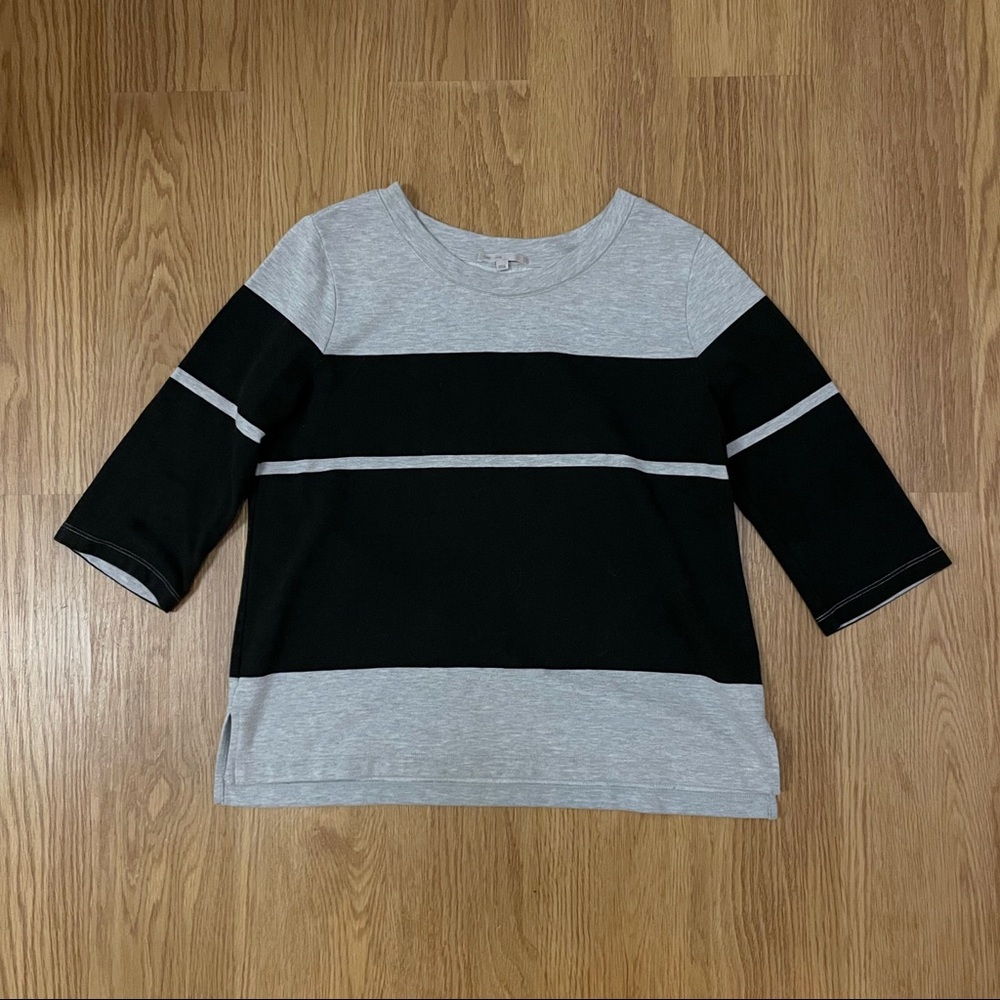 Gap Colorblocked Sweatshirt with Side Slit